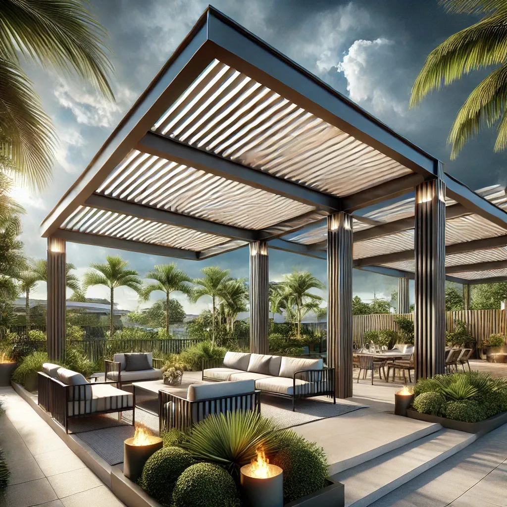 Luxury Pergola Providing Shade and Weather Protection in Queensland