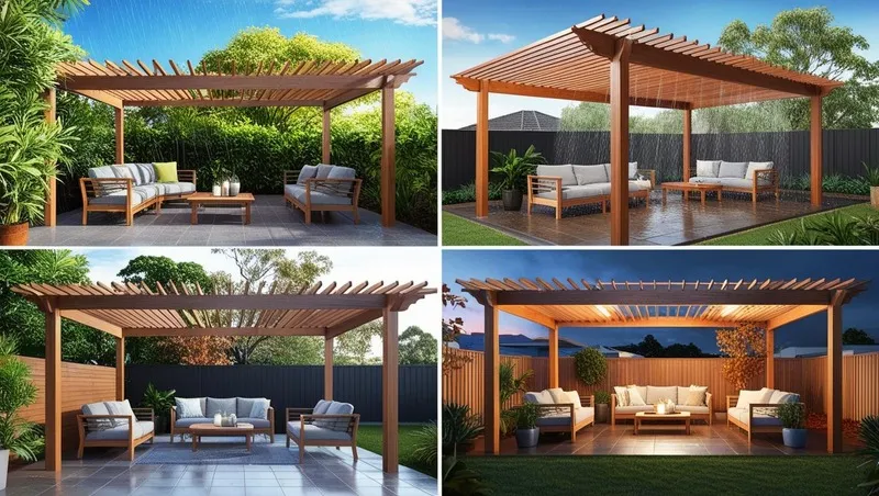 Year Round Pergola Solutions by Pergola Builder in Nerang – Seasonal Comfort Style