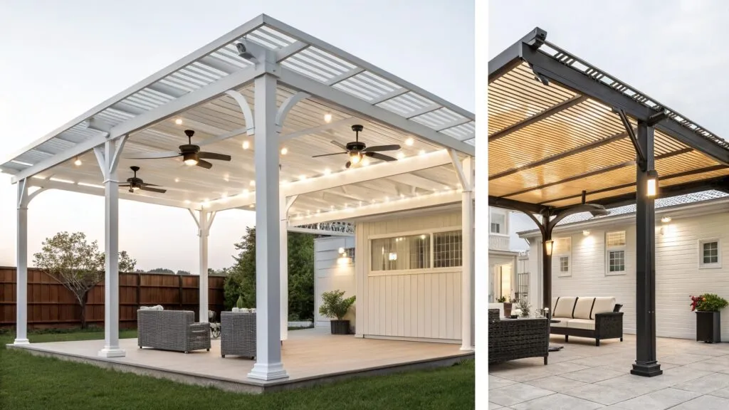 Pergola cost comparison budget mid-range premium investment options Gold Coast