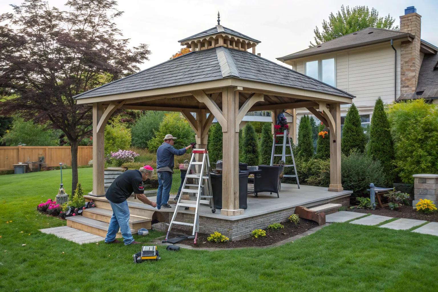 Professional gazebo installation services